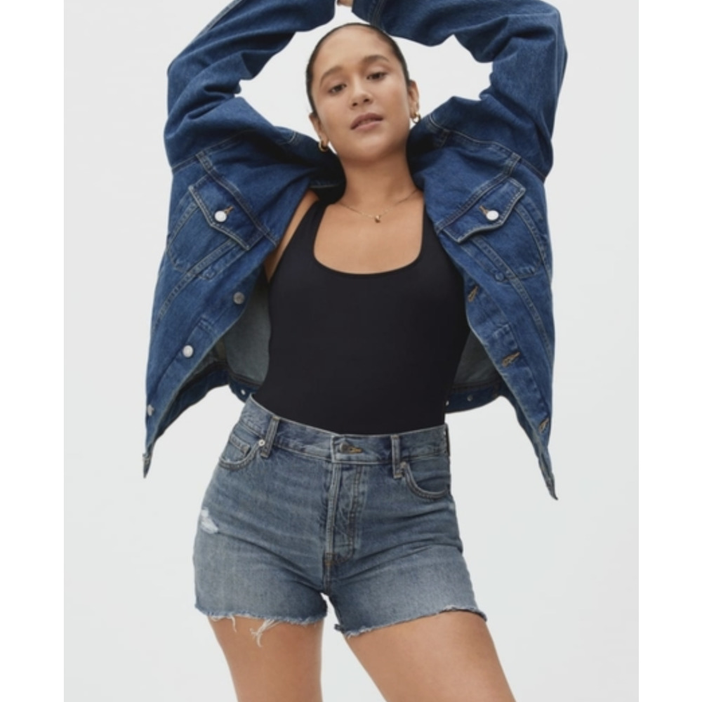 Everlane Blue Jean Shorts